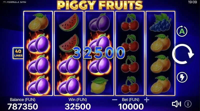 Piggy Fruits – kombinácia prasiatok-prasiatok a ovocných znakov